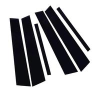 Pegatinas Para Molduras De Columna De Puerta Y Ventana BC En Negro Brillante Para Serie 3 E46 Sedán De 4 Puertas 1998-2005 BLNETU