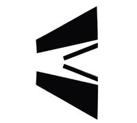 Pegatinas Para Molduras De Montantes De Puertas Y Ventanas De Coche Color Negro Brillante Para Mercedes Para Benz Clase CLS 2012 2013 2014 2015 2016 RESPUNEKBAH