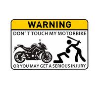 Pegatinas para Moto, Pegatinas de PVC para Moto, no Toque My Bike Bumper Decorations Decals | Pegatinas de Advertencia de Motocicleta | Pegatinas no táctiles | para la protección de la