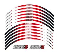 Pegatinas para Motocicletas Calcomanías para Ruedas Delanteras Traseras Reflectantes para Llantas De Neumáticos para Suzuki GSX-S750 GSXS 1000 750