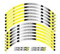 Pegatinas para Motocicletas Calcomanías para Ruedas Delanteras Traseras Reflectantes para Llantas De Neumáticos para Suzuki GSX-S750 GSXS 1000 750