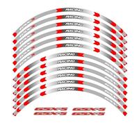 Pegatinas para Motocicletas Calcomanías para Ruedas Delanteras Traseras Reflectantes para Llantas De Neumáticos para Suzuki GSX-S750 GSXS 1000 750