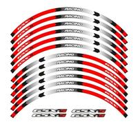 Pegatinas para Motocicletas Calcomanías para Ruedas Delanteras Traseras Reflectantes para Llantas De Neumáticos para Suzuki GSX-S750 GSXS 1000 750