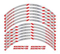 Pegatinas para Motocicletas Calcomanías para Ruedas Delanteras Traseras Reflectantes para Llantas De Neumáticos para Suzuki GSX-S750 GSXS 1000 750