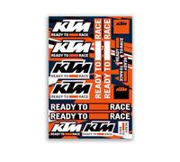 Pegatinas para Motocicletas, Pegatinas de Vinilo Reflectantes para Motocross, Motorcycle Stickers para KTM 390 790 890 990 Adventure 1290 Super Duke Ready to Race (ES-FG-KTMA03)