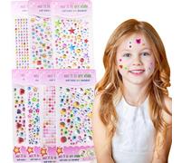 Pegatinas para Niños 600+, 7pcs Pegatinas Infantiles 3D Puffy Stickers, Aplicable Gratificantes Regalos Scrapbooking, Que Incluyen Automóviles,Animales, Números, Frutas, Letras, Vida Marina