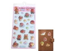 Pegatinas Para Niños, Calcomanías De Capibara Para Álbum - Adhesivo 3D De Burbujas | Para Scrapbook Laptop Funda Teléfono Cumpleaños Actividad Clase Premios Postales Felicitaciones