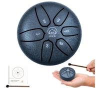 Pegatinas para notas de piano, Tambor de Lengua de Acero 3 Pulgadas 6 Notas, Handpan Drum Instrumento para Infantil