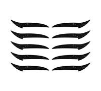 Pegatinas para ojos impermeables, tiras de parche para sombra de ojos, accesorio de maquillaje de tamaño mediano para damas, detalles de de larga duración, categoría de herramientas de belleza, n