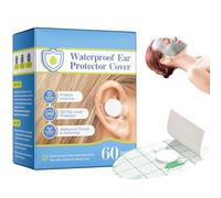 Pegatinas para orejas de bebé,60 protectores auditivos para ducha de recién nacido | Protectores auditivos de una sola vez para ducharse, hacer surf, bucear y otros deportes acuáticos