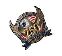 Pegatinas para Parachoques,Pegatinas de Patrón de Águila Americana - Pegatina de Águila Calva Patriótica - Para Remolque, Camioneta, Camión, Vehículo, Yate, ATV, Motos