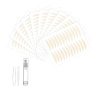 Pegatinas para Párpados Caídos 240 Pegatinas de Activación por Agua para Lifting de Párpados Sin Cirugía, Ojos Radiantes y Párpados Dobles, con Pinzas Botella de Spray Incluido