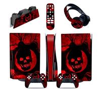 Pegatinas Para PS5 Consola Disc Edition & Digital Pegatina Vinilo Calcomanía Cubierta Para Ps5 Mando & Estación Carga & Auriculares & Multimedia 46749 Cubierta De Calcomanía(Digital Edition)