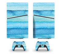 Pegatinas Para PS5 Slim Skin Disc Edition & Digital Console And Controller Vinyl Cover Skins Wraps Scratch Resistant, Compatible Con Para 34398 Cubierta De Calcomanía(Disc Version)
