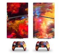 Pegatinas Para PS5 Slim Skin Disc Edition & Digital Console And Controller Vinyl Cover Skins Wraps Scratch Resistant, Compatible Con Para 91428 Cubierta De Calcomanía(Digital Edition)