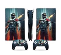 Pegatinas Para PS5 Slim Skin Disc Edition & Para Digital Consola Mando Cubierta Vinilo Fundas Compatible Resistente Arañazos 40482 Cubierta De Calcomanía(Digital Edition)
