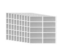 Pegatinas para rascar, 100 unidades, rectangulares, para rascar, para revelar el sexo, juegos de boda, rascar