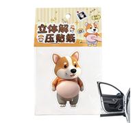 Pegatinas para Rascar - 11 * 7cm/4 3 D Cachorros Calcomanías Decorativas Finas Impermeables - Pegatinas para Botellas De Agua - para Familiares Amigos Planificador De para Interiores Y Exteriores