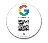 Pegatinas para Reseñas de Google - 1 Pegatina QR & NFC - Déjanos tu Reseña en Google Pegatina - iPhone & Android - Pegatina para Impulsas mis Reseñas - Configuración en Casa | MESSAGENES