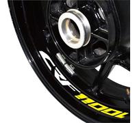Pegatinas para Rueda De Motocicleta, Calcomanías Reflectantes Decoradas, Funda Impermeable para Africa-Twin CRF1100L Crf 1100l Fondo llanta Reflectante(Color6)