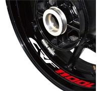 Pegatinas para Rueda De Motocicleta, Calcomanías Reflectantes Decoradas, Funda Impermeable para Africa-Twin CRF1100L Crf 1100l Fondo llanta Reflectante(Color3)
