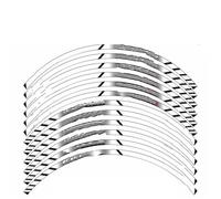 Pegatinas para Ruedas Adhesivo Reflectante Llanta Exterior Borde Grueso Calcomanías Ruedas para Suzuki para GSX-S 125 750 950 1000(Style 4)