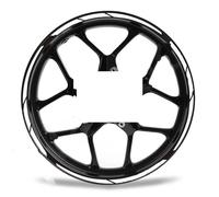 Pegatinas para Ruedas Adhesivo Reflectante para Llanta Y Cubo Rueda para Suzuki para V-Strom DL 650 SX 250 Dl1000 1050 XT(Style 2)