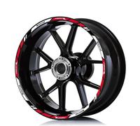 Pegatinas para Ruedas De Motocicleta, Calcomanías Raya Llanta Carreras para BMW F900R F900 R, Accesorios Decorativos para Cinta Neumáticos Fondo llanta Reflectante(Color1)
