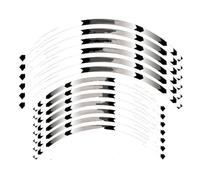 Pegatinas para Ruedas Pegatinas Motocicleta Calcomanías Llantas Buje Rueda Banda Reflectante para Suzuki para DRZ400 2000-2021(Style 7)