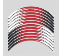 Pegatinas para Ruedas Pegatinas Reflectantes Llantas Motocicleta para Ducati 1299 para Panigale 2016-2018(Style 10)