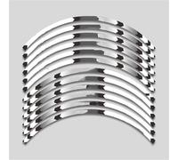 Pegatinas para Ruedas Pegatinas Reflectantes Llantas Motocicleta para Ducati 1299 para Panigale 2016-2018(Style26)