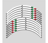 Pegatinas para Ruedas Pegatinas Reflectantes Llantas Motocicleta para Ducati 1299 para Panigale 2016-2018(Style 25)