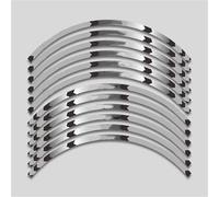 Pegatinas para Ruedas Pegatinas Reflectantes Llantas Motocicleta para Ducati 1299 para Panigale 2016-2018(Style 13)