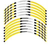 Pegatinas para Ruedas Pegatinas Reflectantes Llantas Motocicleta para Ducati 1299 para Panigale 2016-2018(Style 3)