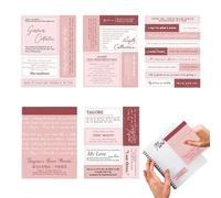 Pegatinas para scrapbooking,pegatinas para scrapbooking - Pegatinas con versos de palabras de amor retro - Suministros de diario estéticos Pegatinas para personas para diario Pegatinas para