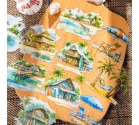 Pegatinas para Scrapbooking Stickers Kit 180 uds. Scrapbooking Pegatinas Accesorios Stickers Aesthetic para DIY Diario Álbum Calendario Pegatinas para el paisaje (Faraway Landscape)