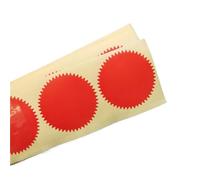 Pegatinas para sellar sobres, Etiqueta engomada personalizada de la impresora del libro 200pcs 45mm Certificados de tarjetas de documentos multicolores(Red)