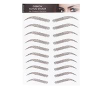 Pegatinas para tatuajes de cejas, pegatinas profesionales impermeables para el cuidado de las cejas, pegatina para dar forma al tatuaje, pegatina de transferencia de cejas para mujeres(MARRÓN-08)