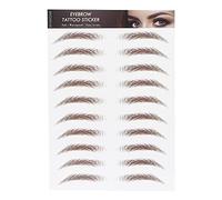 Pegatinas para tatuajes de cejas, pegatinas profesionales impermeables para el cuidado de las cejas, pegatina para dar forma al tatuaje, pegatina de transferencia de cejas para mujeres(MARRÓN-06)