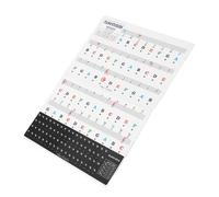 Pegatinas para Teclado de Piano, Letras de Teclado de Piano Extraíbles de PVC para 88 61 54 49 Teclas para Practicar