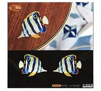 Pegatinas para ukeleles - Mariposa (juego L&R)