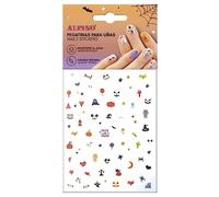 Pegatinas para uñas Autoadhesivas de Halloween Alpino|Diseños de Halloween Surtidos | Calcomanías para uñas |Accesorios para Las uñas con Diferentes diseños, Brillos y Colores | Nail Stickers
