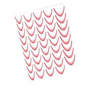 Pegatinas para uñas francesas - Pegatinas para uñas | Calcomanías minimalistas de línea de, punta de media luna 3D, adhesivos artísticos estilo salón | Decoración de fácil de hacer tú mis