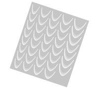 Pegatinas para uñas francesas - Pegatinas para uñas | Calcomanías minimalistas de línea de, punta de media luna 3D, adhesivos artísticos estilo salón | Decoración de fácil de hacer tú mis