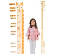 Pegatinas Pared Decorativas | Vinilo Adhesivo Medidor Niños Pared Jirafa | Efecto Papel Pintado | TRESXICS (Blanco)