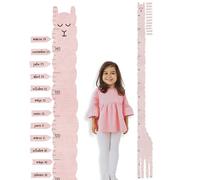 Pegatinas Pared Decorativas | Vinilo Adhesivo Medidor Niños Pared Llama | Efecto Papel Pintado | TRESXICS (Rosa)