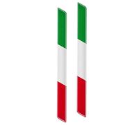 Pegatinas Pequeñas de Bandera de Italia - Calcomanía Decorativa para Camión - Decoración 3D para Paragolpes, Vinilo Adhesivo para Ventanas de Automóviles, Motocicletas y Camiones