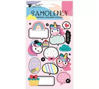 Pegatinas personalizables con diseño de unicornio - 13 x 19 cm