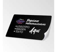 Pegatinas Personalizadas de Vinilo con Logo, Foto, Texto - Etiquetas adhesivas Varios Tamaños 100/200 / 500/1000 unidades - Pegatinas Comunion, Boda y Bautizo (10x7,5cm (rectangular))