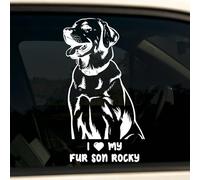 Pegatinas Personalizadas para el Coche,Resistente a la Intemperie，Pegatinas de Vinilo Impermeables para Ordenador Portátil Teléfono Monopatín,Regali per gli amanti dei cani